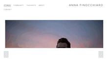 Tablet Screenshot of annafinocchiaro.com